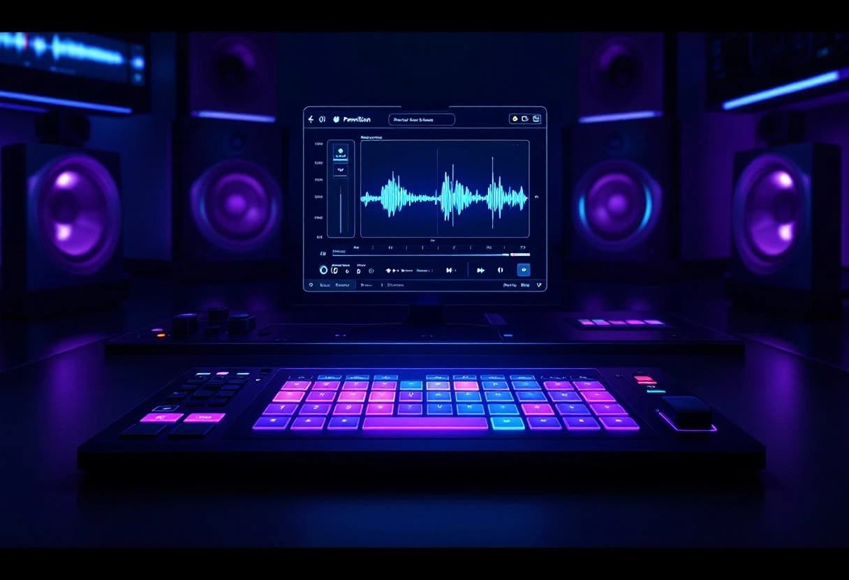 AI beat maker app generating beats from prompts